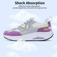 thumbnail image 6 of Womens Wide Toe Box Walking Shoes with Arch Support Plantar Fasciitis Tennis Sneakers Orthotic Shoes for Pain Relief Purple US 8.5, 6 of 7