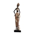 thumbnail image 2 of Estatua de mujer africana, figura humana, adorno estético, decoración, estatua de resina para 7 cm x 5 cm x 34 cm, 2 of 9