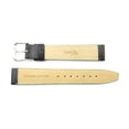 thumbnail image 2 of 22mm Black Genuine Leather Long Tapered Edge Watch Strap, 2 of 2