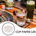 thumbnail image 3 of FENGGUIQU 100Ud Tapas De Para Vasos Desechables Para Café Té Y Jugo, 3 of 6