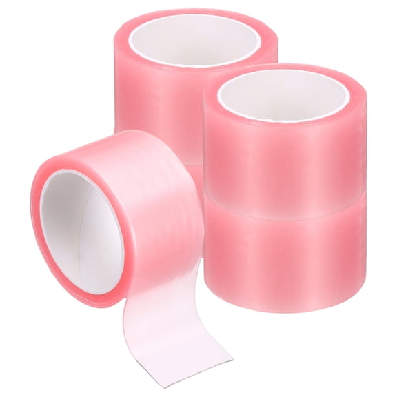 Uxcell Nano Tape 1 x 39 Inch, 5 Pcs Double Sided Nano Bubble Tape, Adhesive DIY Arts Crafts Ball Maker, Pink