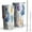 Watercolor Feather And, variant on 30oz Blue Geometric Chevron Dot Pattern Tumblers Stainless Steel Tumbler with Lid and Straw,Vacuum Insulated Double Wall Travel Tumbler Cups Mug with Cleaning Brush for Coffee,Tea
