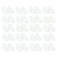 thumbnail image 1 of 100pcs Plastic Baby Feet Molds Toddler Shoes Display Stands Clear Holder, 1 of 5