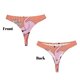 thumbnail image 3 of Fotbe Flamingo Riding a Bicycle Tanga Sin Costuras para Mujer con Estampado – Panties Invisibles, Transpirables y Cómodos para Uso Diario-Medium, 3 of 6