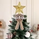 thumbnail image 5 of Adornos navideños, adornos navideños, regalos navideños, adornos navideños, adornos colgantes para árbol de Navidad, lazo de lino doble, decoración para fiestas navideñas, accesorios de tela y terciop, 5 of 7