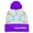 Purple, variant on The Noodley LED Beanie with Pompom Flashing Light Up Hat Toy for Girls Christmas Gifts (Purple, One Size)