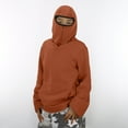 thumbnail image 6 of WOYY Teen Boys Hoodie Solid Soft Pullover Ninja Hooded Sweatshirt, Sizes 13-14, 6 of 8