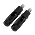 thumbnail image 1 of Repose-pieds de Moto, Repose-Pieds Universels Pliables 2 Pcs pour Moto Noir, Argent, 1 of 8