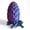 Tri-color Red Green Blue, variant on 3D Printed Dragon Egg with Dragon - Black Egg with Gold Dragon - Large Flexible Fidget 3D Printed , Gift Bag Filler, Desk Decoration, Party Favor, (12 Inch Dragon)