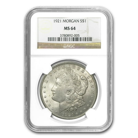 1921 Morgan Dollar MS-64 NGC