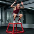 thumbnail image 4 of Plyometric Jump Box, Steel Agility Training Platform, Non‑Slip Surface, Perfect for Home Functional Training, Strength Improvement and Physical Conditioning, 4 of 8