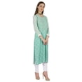 thumbnail image 2 of Bimba PrintedDesignerKurtaFor Womens Straight Kurti V-Neck EthnicTraditionalWear - Cotton Modal, 2 of 6