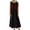 Black, variant on IROINNID Women's Sleeveless Shift Dress Round Neckline Dresses Summer Casual Pocket Vacation Beach Long Dress Strapless Print Dress