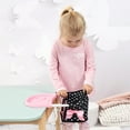 thumbnail image 6 of Bayer Design Dolls: Table Seat - Black, Pink, Hearts  - Accessory For Dolls Up To 18", Attaches To the Table, Folding Design, Kids Toy, Ages 3+, 6 of 6