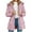 Pink, variant on yuCgh Women's Solid Color Hooded Jacket Cotton Jacket with Mid-Length Design for Winter Warm and Comfortable Outerwear for Daily Use,Army Green L