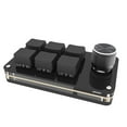 thumbnail image 3 of 6 keys Keyboard Bluetooth-compatible Macro Knob Shortcut Customization Keypad, 3 of 19