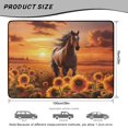 thumbnail image 7 of HUISEFOR Sunflower Horse Car Trunk Mat 29" x 39" Non-Slip Anti-Scratch Cargo Mat Rear Trunk Liner Full Protection Easy To Clean Universal Fit for Most Cars SUV, 7 of 7