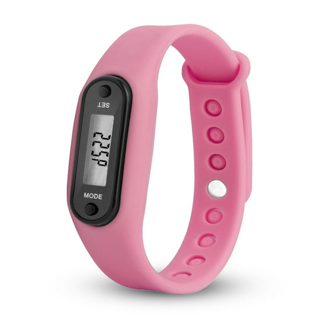 RYRDWP Run Step Watch Bracelet Pedometer Calorie Counter Digital LCD Walking Distance