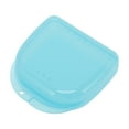 thumbnail image 1 of Unique Bargains 1 Pc Braces Box with Vent Holes Compact Braces Storage Box Clear Light Blue, 1 of 5