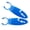 Blue, variant on Paddle Storage Clips for Inflatable Paddle Boards, ABS Kayak Paddles Retainer Set for Lake and Beach Paddling Use