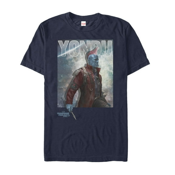 Men's Marvel Yondu Arrow Graphic Tee Navy Blue Small