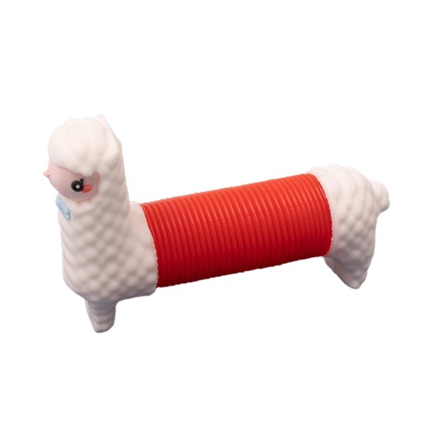 Juguete Animal Con Tubo Telescópico Estiramiento Animal Juguete Diseño novedoso Conejo que cambia de forma para niños (Alpaca) Ehuebsd libre de BPA