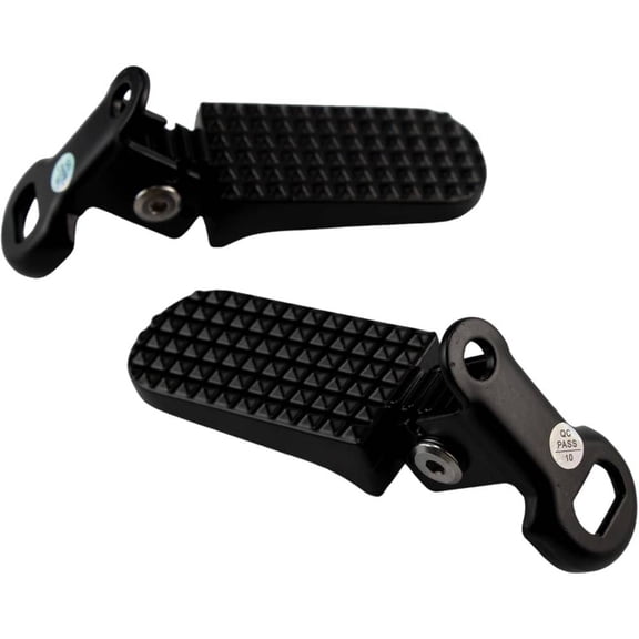 2PCS Mini Aluminium Alloy Non-Slip Bike Foot Pegs - Folding Rear Pedals for Mountain and Folding Bicycles
