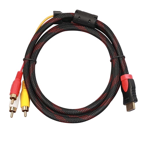 Opolski 5ft HDMI Male to RCA Video Audio AV Cable Adapter for PS3 XBOX One Wii SG