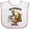 White and Pink, variant on Inktastic Farmer Girl with Happy Farm Animals Boys or Girls Baby Bib