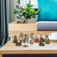 thumbnail image 1 of PVCS Resin Nativity Baby Figurine Set, 2.5 Inch, Set of 11, Home Decoration Ornament, 1 of 9