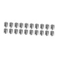 thumbnail image 2 of Siruishop 20 Pcs Pinces à Câble Croisé pour Rambarde Pinces en Acier Inoxydable, 2 of 8