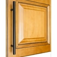 thumbnail image 3 of GlideRite 7 in. Center Solid Modern Cabinet Bar Pull, Matte Black, 3 of 4