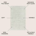 thumbnail image 2 of JONATHAN Y MERCER SHAG 3 x 5 Area Rug, Mercer Plush - White, MCR106A-3, 2 of 11