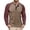 Khaki, variant on VJATTWR Male Men Crew Neck Long Sleeves T-Shirt White Small M