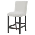 thumbnail image 5 of Coaster Alba Fabric Counter Height Chair in White and Charcoal Gray, 5 of 14