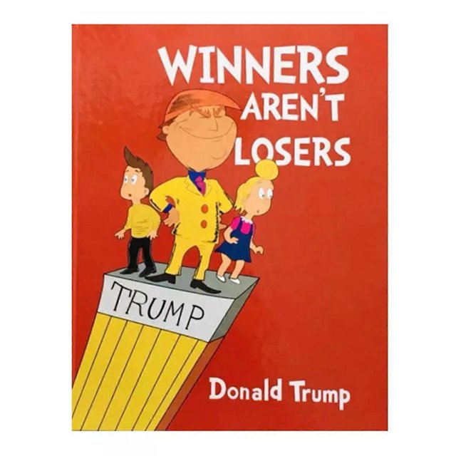 Los ganadores no son perdedores Donald-Trump Libro infantil Libros de lectura impresos a todo color para niños Niños A
