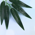 50pcs Simulated Bamboo Leaves Bamboo Branches Fake Branches Household