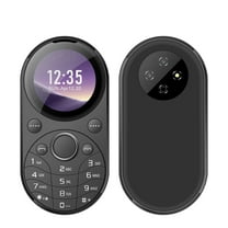 Mini Oval 2G Small Phone, Dual SIM GSM 1.39-inch Screen Speed Dial Magic Voice Blacklist Vibration FM Radio Type-C