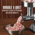 thumbnail image 4 of Weston Pro Series Electric Meat Grinder, Commercial Grade, 750 Watts, 1 HP, 9lbs. Per Minute, Stainless Steel, 4 of 8