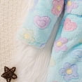 thumbnail image 6 of HCNTES Boys Winter Outfits Kids Boys Hooded Bathrobe Toddler Cozy Fleece Robe Pajamas Sleepwear Lounging Boys Autumn Winter Set, 6 of 9