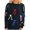 Black-1, variant on Sweaters for Women Fall Winter 3D Bowknot Patchwork Cozy Knitted Pullover Long Sleeve Crewneck Casual Jumpers
