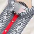 thumbnail image 4 of Eres Más Que una Camisa de Puntuación de Prueba de Color Sólido Casual con Cuello, Bolsillo con Botones de Manga Corta, 4 of 9