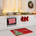 thumbnail image 5 of Merry Christmas Welcome Door Mat Welcome Floor Front Door Mats Rug Christmas Tree Decor Non Slip Doormat Home Kitchen Bathroom Indoor Outdoor Decorations 16 X 24 in, 5 of 6