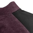 thumbnail image 4 of VBARHMQRT Designer Hoodies for Men Mens Long Sleeved Zipper Turtleneck Sweatshirt Pullover Matching Color Stand Outdoor Hoodie, 4 of 8