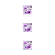 thumbnail image 5 of Injueey Purple Decals Flying PVC Simple Self-adhesive Stickers Self-Assembly Decor Window Sticker Wall Art Mural Living Type1, 5 of 6