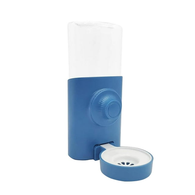 GROWTH TANK Automatic Rabbit Drinker Automatic Water Dispenser for Bunny Small Pet Quail blue