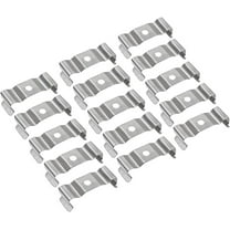 20-Pack T8 Clips Bracket Hanger for Integrated Tube Light Fixture, Nickel-plated Manganese Steel