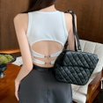 thumbnail image 3 of Pure Desire Style Backless Bra Pad Outer Wear Short Top Beautiful back, 3 of 10