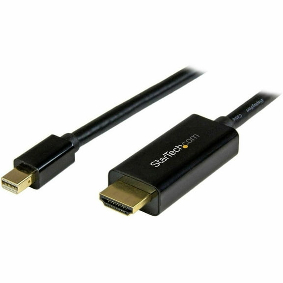 StarTech 3' Mini DisplayPort to HDMI Converter Cable, Black