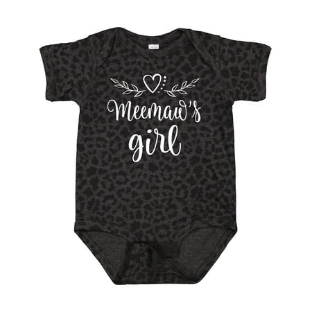 

Inktastic Meemaw Girl Granddaughter Gift Baby Girl Bodysuit